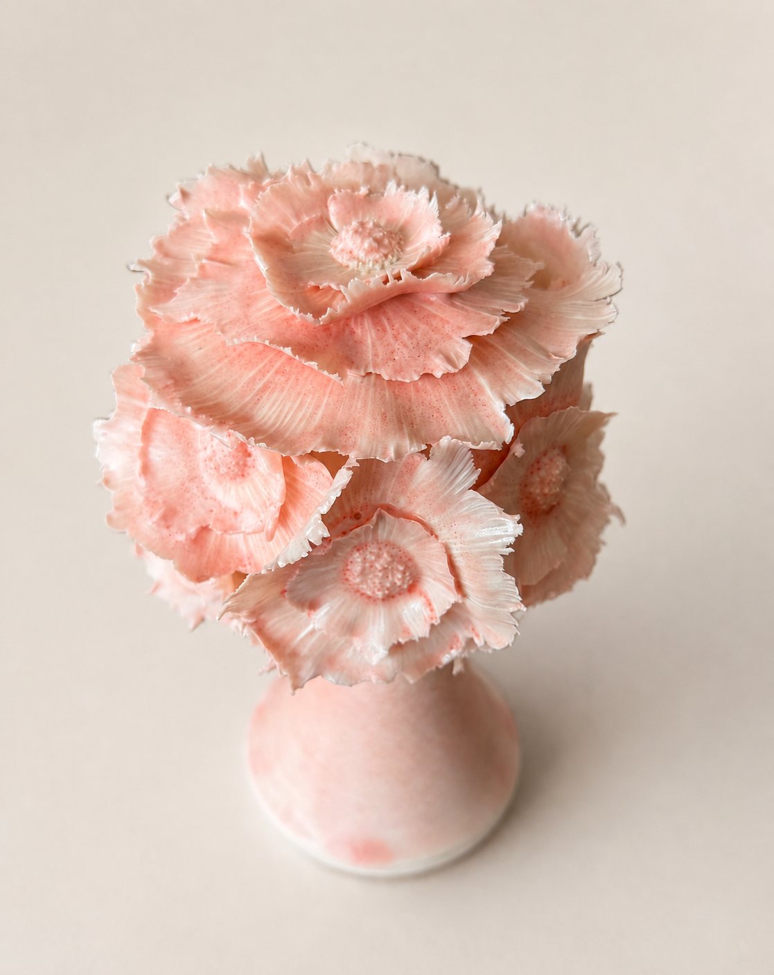 Bloom of the Subconscious, 2026, porcelain, by Ayse Nisa Akdemir