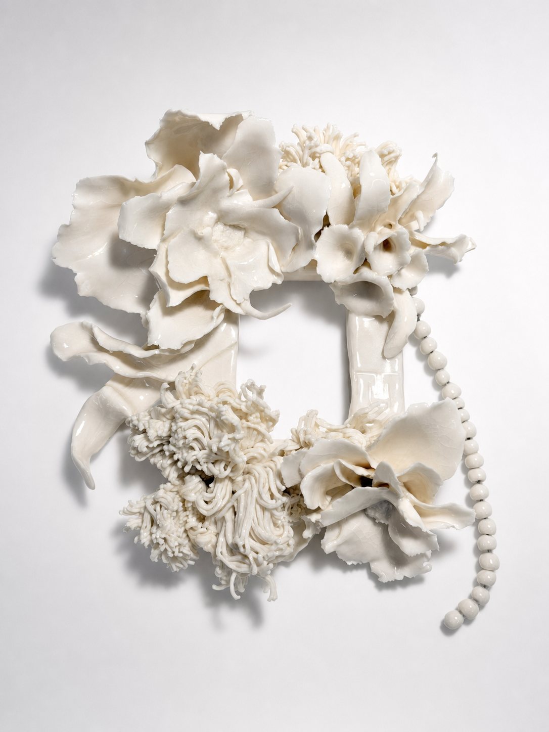 Frozen Bloom, 2026, porcelain, by Ayse Nisa Akdemir