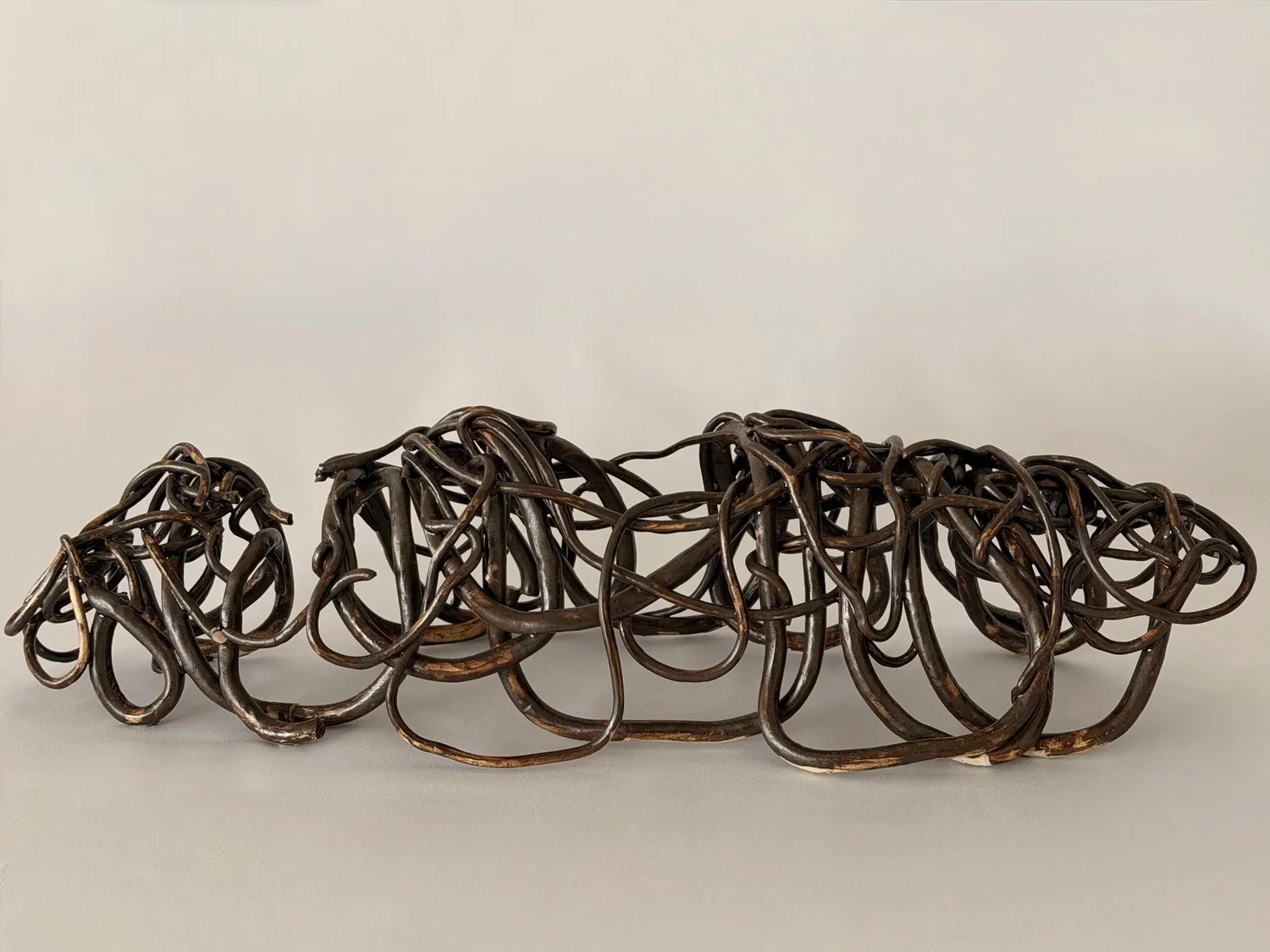 Knots, 2025, stoneware, by Ayse Nisa Akdemir