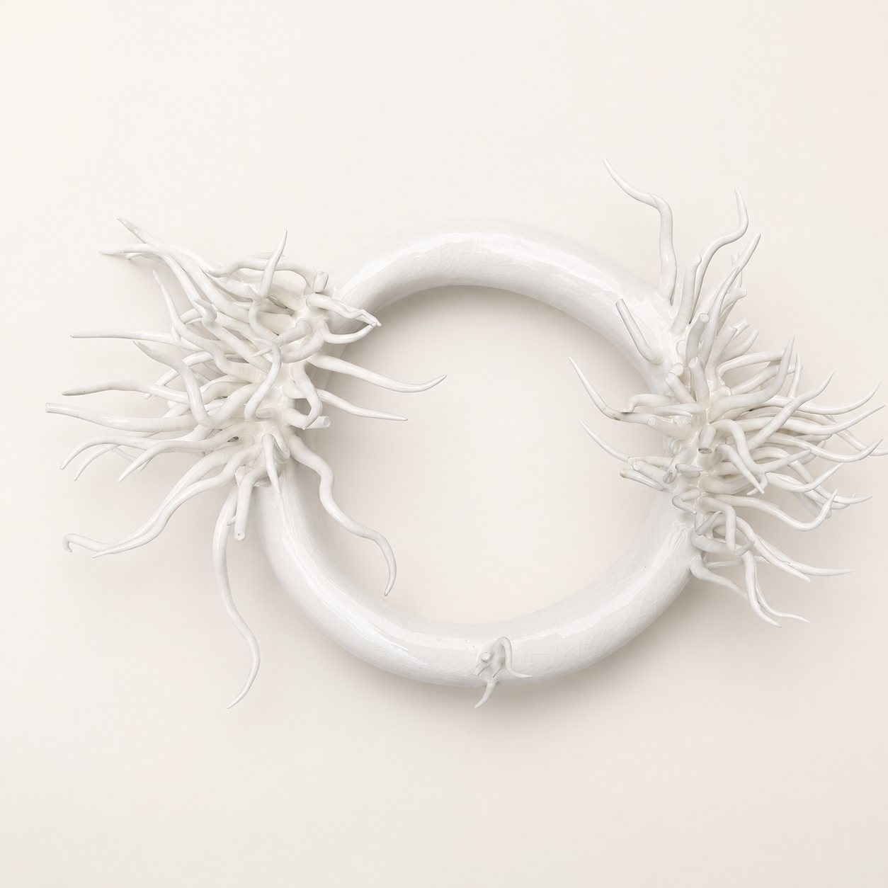 Infinite Loop, 2026, porcelain, by Ayse Nisa Akdemir