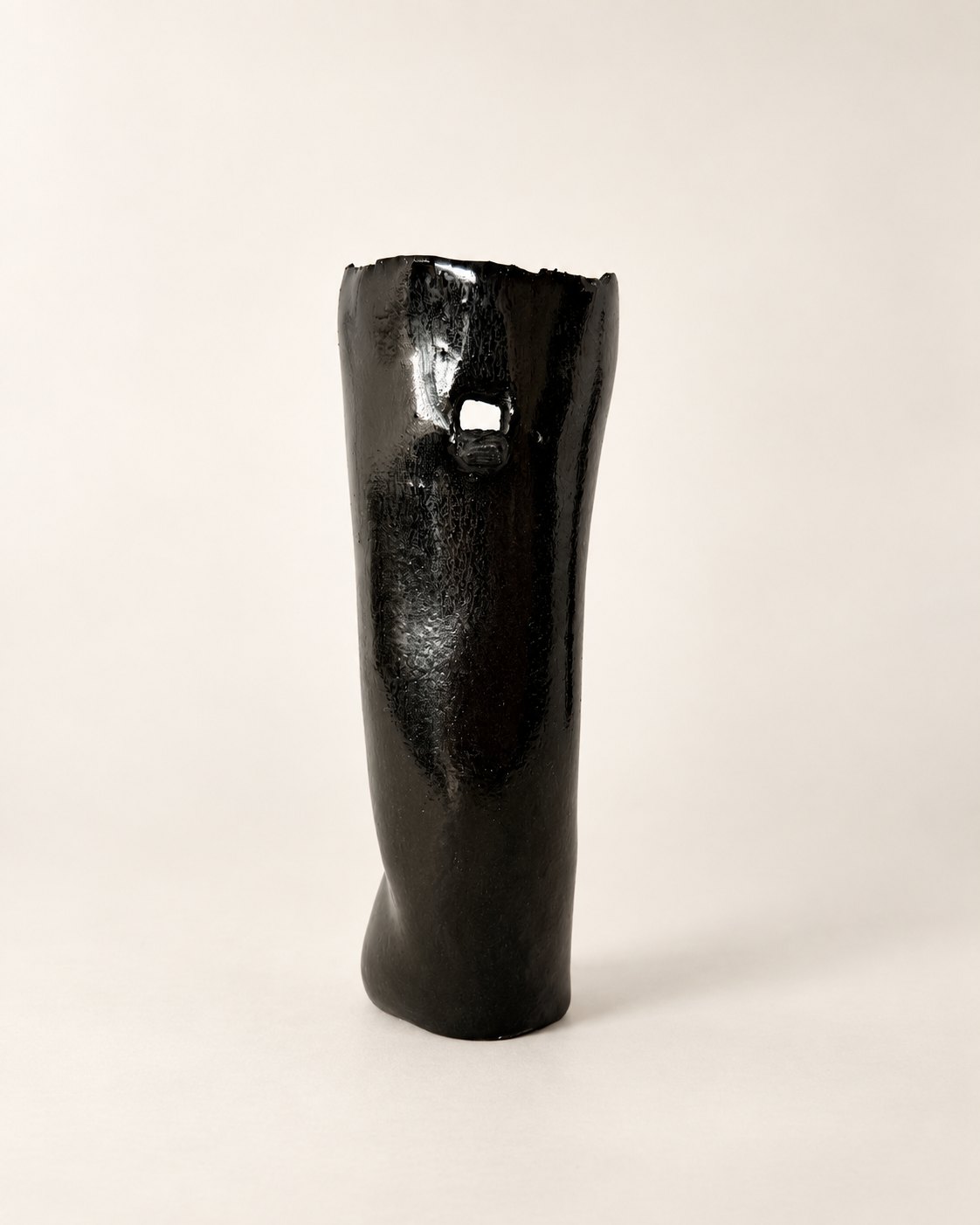 Column, 2025, stoneware, by Ayse Nisa Akdemir