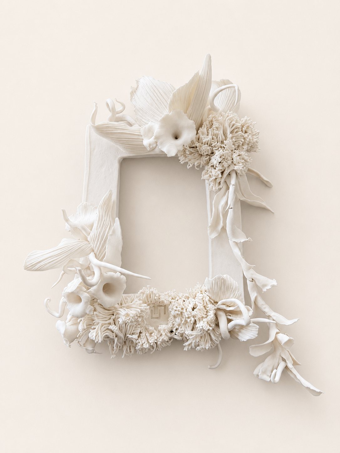 What Grows Around the Opening, 2026, porcelain, by Ayse Nisa Akdemir