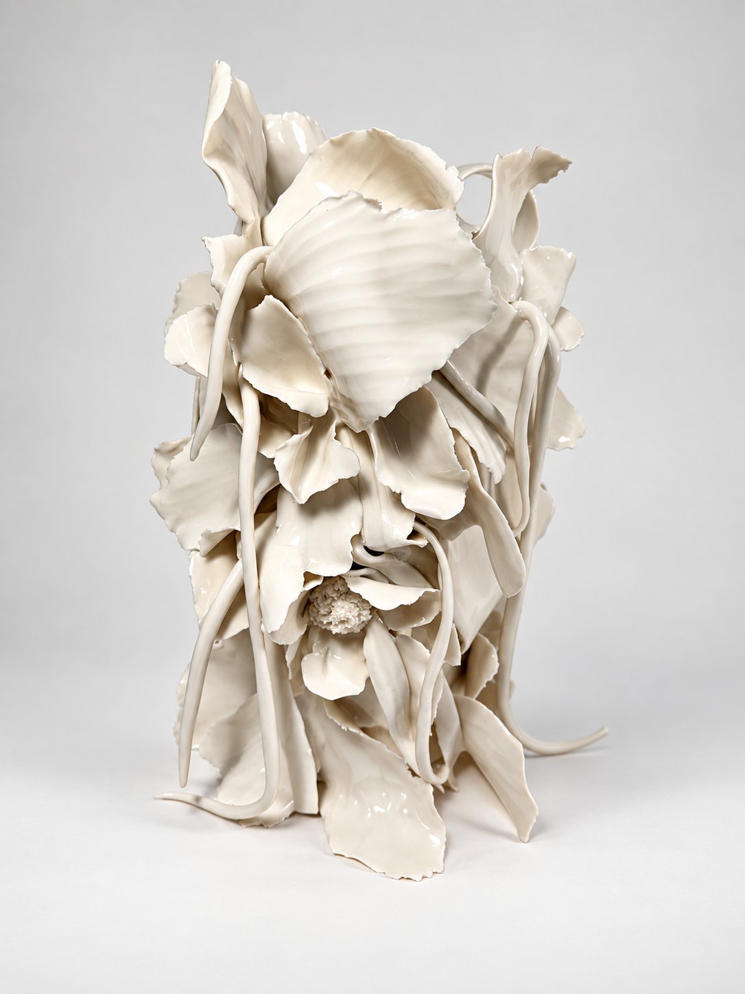 Porcelain Shroud, 2026, porcelain, by Ayse Nisa Akdemir